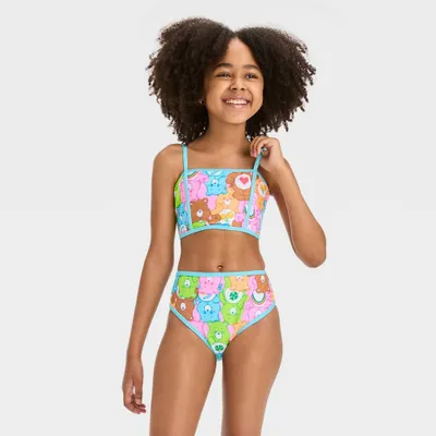 Girls Care Bears Fictitious Character Bikini Set