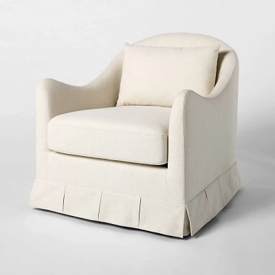 Box Pleat Upholstered Chair  - Threshold designed with Studio McGee