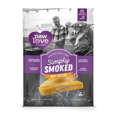 Paw Love Smoked Yak Cheese Flavored Dog Treats - 2.4oz