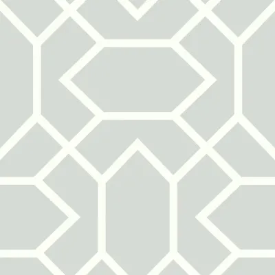 RoomMates Modern Geometric Peel and Stick Wallpaper Light Gray