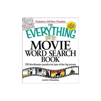 The Everything Movie Word Search Book - (Everything(r)) by Jennifer Edmondson (Paperback)