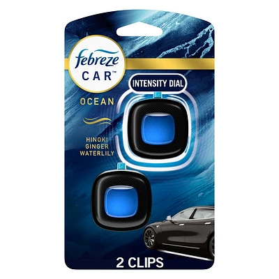 Febreze Car Air Freshener Vent Clip - Ocean Scent