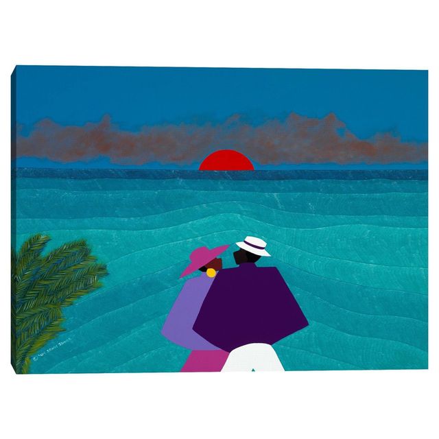 30 x 40 A Turks and Caicos Sunset by Synthia Saint James Canvas Art Print - Masterpiece Art Gallery