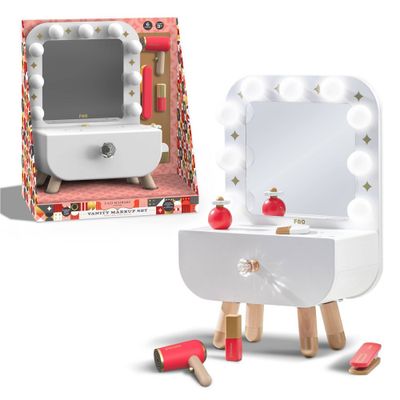 FAO Schwarz Make-Believe Magic Vanity Mirror Makeup Set