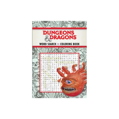 Dungeons & Dragons Word Search and Coloring - (Coloring Book & Word Search) by Editors of Thunder Bay Press (Paperback)