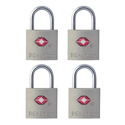 2pk Key Luggage Lock Gray - Open Story™