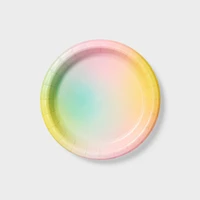 20ct Pastel Gradient Snack Plates - Spritz