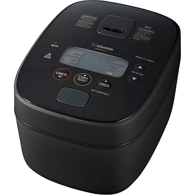 Zojirushi 5.5 cup Induction Heating Rice Cooker and Warmer Black NW-QAC10: Stainless Steel, BPA-Free, 12 Settings