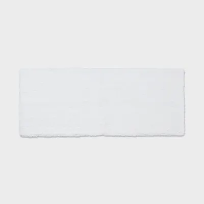 24x60 Spa Plush Bath Rug White - Threshold