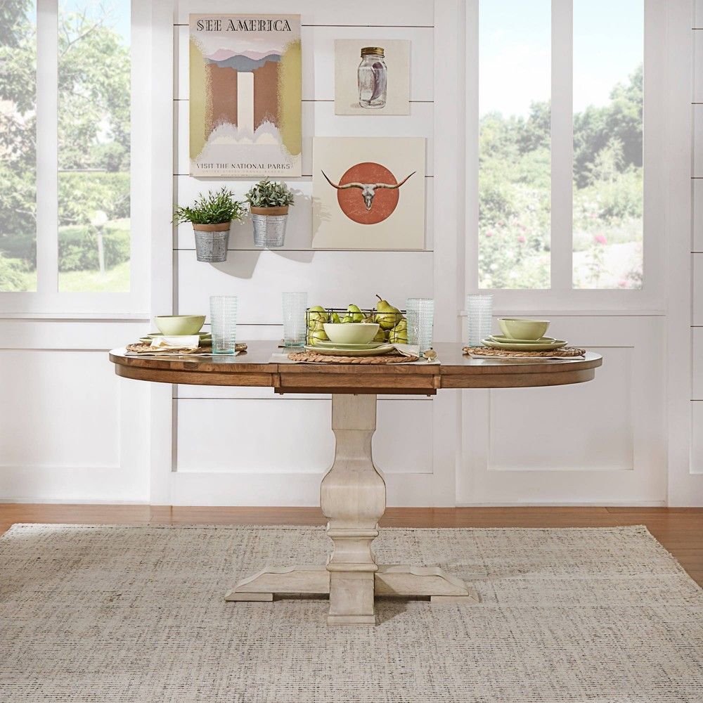 target oval dining table