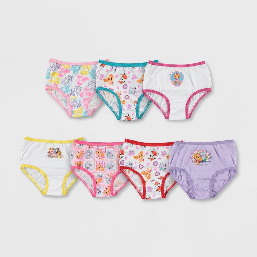 Paw Patrol Toddler Girls PAW Patrol 7-Pack Bikini Briefs