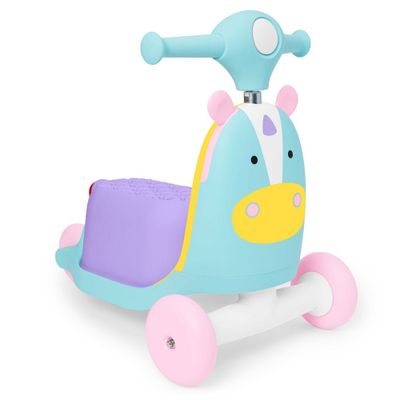 Skip Hop Kids 3-in-1 Ride On Scooter and Wagon Toy