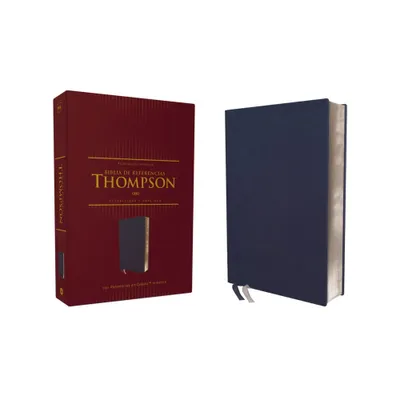 Rvr, Biblia de Referencia Thompson, Leathersoft, Azul Ail, Palabras de Jess En Rojo, Con ndice, Comfort Print - (Leather Bound)