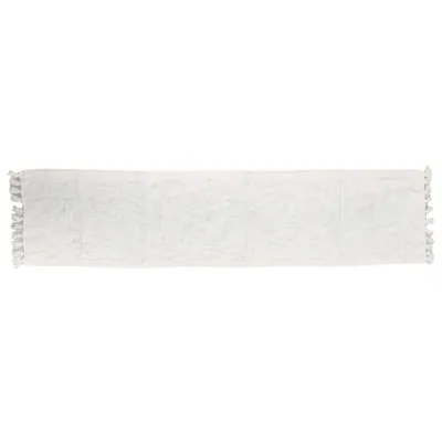 72 x 14 Cotton Textured Table Runner White - Threshold