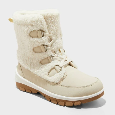 Womens Corie Shearling Hiker Winter Boots