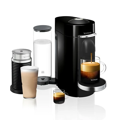 Nespresso Vertuo Plus Deluxe Espresso and Coffee maker Bundle