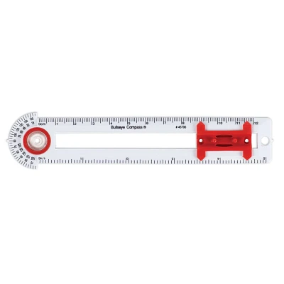 Learning Resources Bullseye Compass Ruler Protractor Early Geometry Math Accessories Ages 8plus: Plastic, 3rd Grade, 1-2 Players