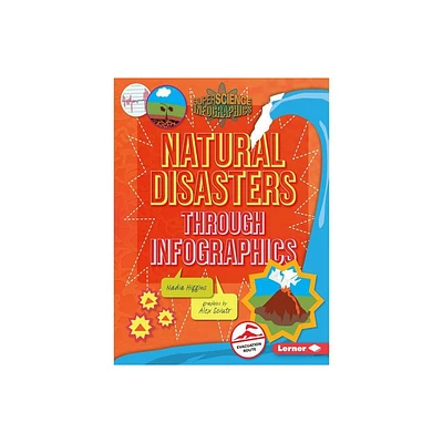 Natural Disasters Through Infographics - (Super Science Infographics) by Nadia Higgins (Paperback)