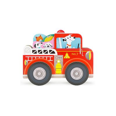 Fire Truck Tales - by Jack Redwing (Board Book)