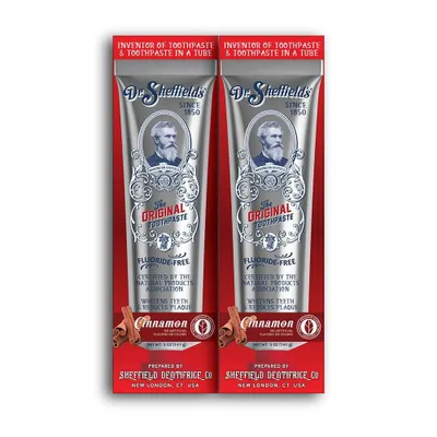 Dr. Sheffields Certified Natural Toothpaste - Cinnamon - 5oz/2pk