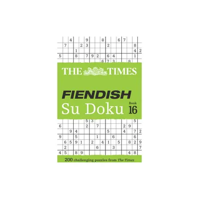 The Times Fiendish Su Doku Book 16 - (Times Su Doku) by The Times Mind Games (Paperback)