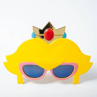 Sun-Staches Super Mario Princess Peach Costume Glasses Pink