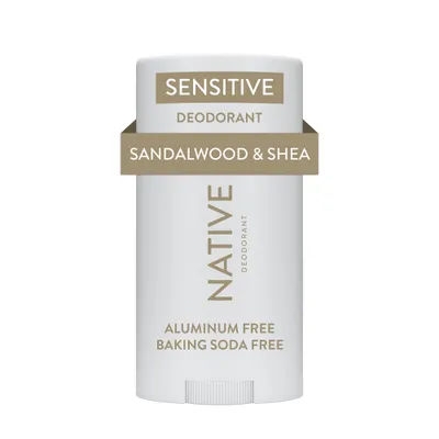 Native Sensitive Deodorant - Sandalwood & Shea - No Baking Soda - 2.65 oz