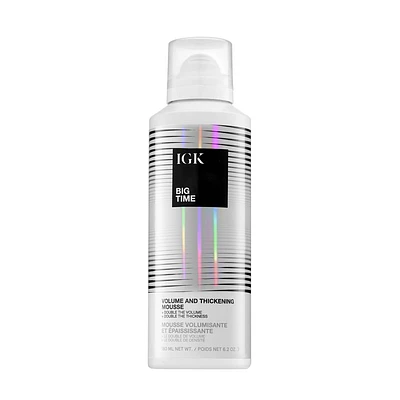 IGK Big Time Volume and Thickening Hair Mousse - 6.2oz - Ulta Beauty