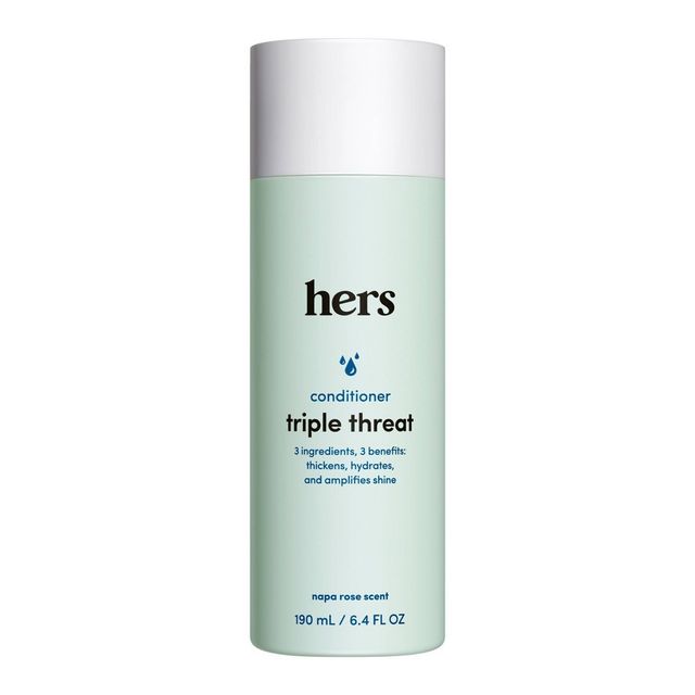 hers Triple Threat Conditioner for Thickening & Damaged Hair Repair - 6.4 fl oz