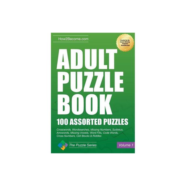 Adult Puzzle Book - by How2become (Paperback)