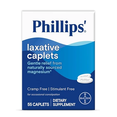 Phillips Laxative Digestive Treatment Caplets - 55ct