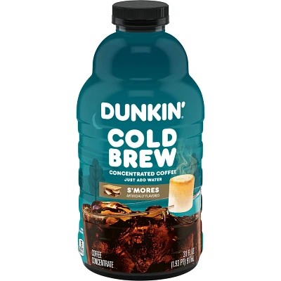 Dunkin Smores Flavored Cold Brew Coffee Concentrate - 31oz