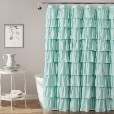 Lush Dcor Ruffle Shower Curtain