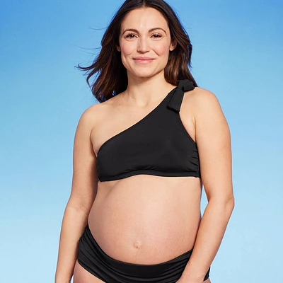 Asymmetrical Bikini Maternity Top