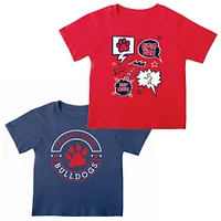 NCAA Fresno State Bulldogs Toddler Boys 2pk T-Shirt