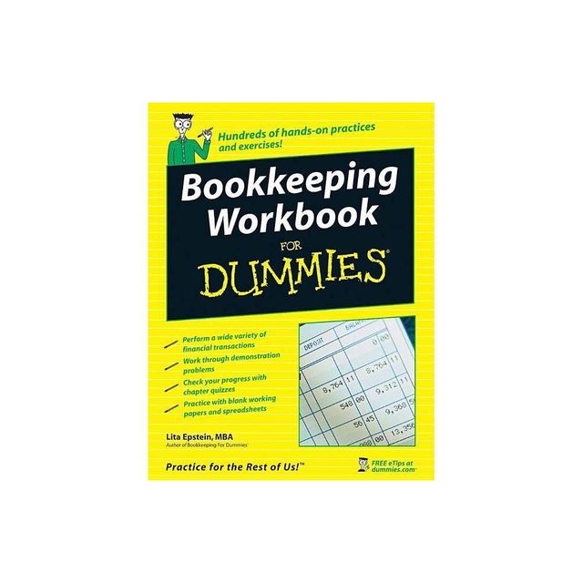 Bookkeeping Workbook for Dummies - (For Dummies) by Lita Epstein (Paperback)