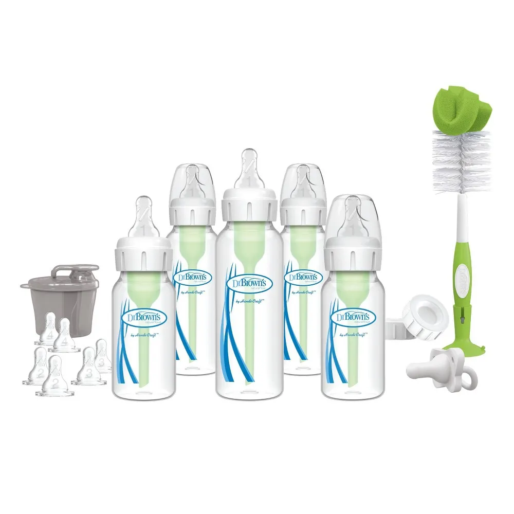 Dr. Browns Anti-Colic Options+ Narrow Baby Bottle Newborn Gift Set