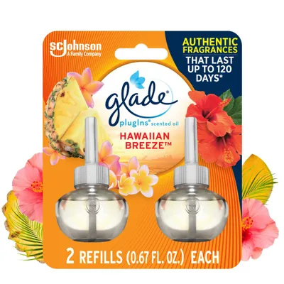 Glade PlugIns Scented Oil Air Freshener - Bubbly Berry Splash - 1.34 fl  oz/2pk