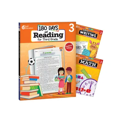 180 Days(tm) Reading, Writing and Math for Grade 3: 3-Book Set - (180 Days of Practice) (Mixed Media Product)