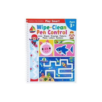 Play Smart Wipe-Clean Pen Control - by Gakken Early Childhood Experts (Spiral Bound)