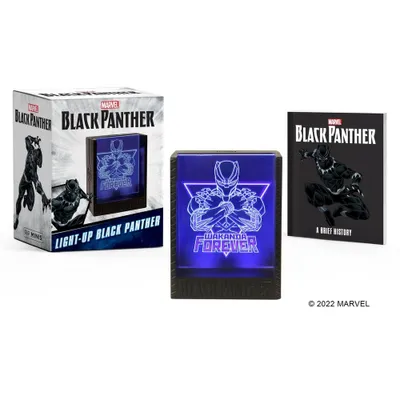 Marvel: Light-Up Black Panther - (Rp Minis) by Marvel & Robert K Elder (Paperback)