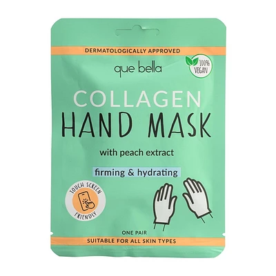 Que Bella Collagen Hand Mask - 1 pair/0.5 oz