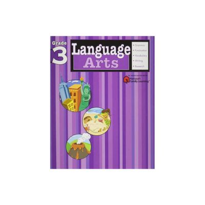 Language Arts, Grade 3 - (Flash Kids Harcourt Family Learning) by Flash Kids (Paperback)