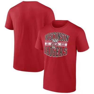 NCAA Wisconsin Badgers Mens Cotton T-Shirt