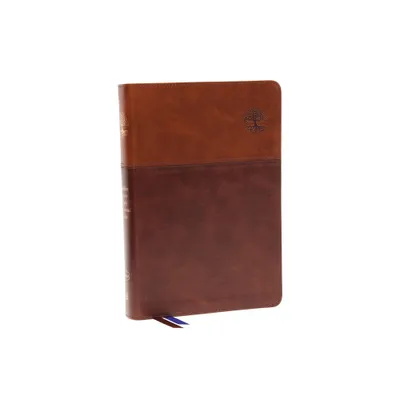 Nkjv, Matthew Henry Daily Devotional Bible, Leathersoft, Brown, Red Letter, Thumb Indexed, Comfort Print - by Thomas Nelson (Leather Bound)