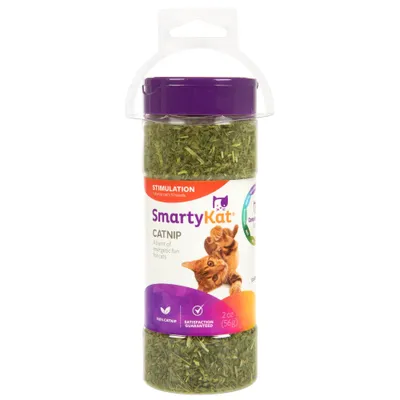 SmartyKat Shaker Canister Catnip Cat Treats - 2oz