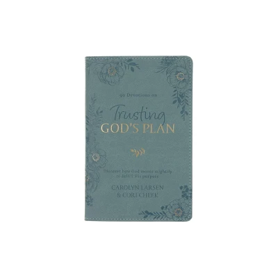 Devotional Trusting Gods Plan Faux - (Leather Bound)