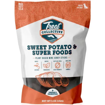 Treat Collective Sweet Potato & Super Foods Based Jerky Stick Dog Treat - 5oz