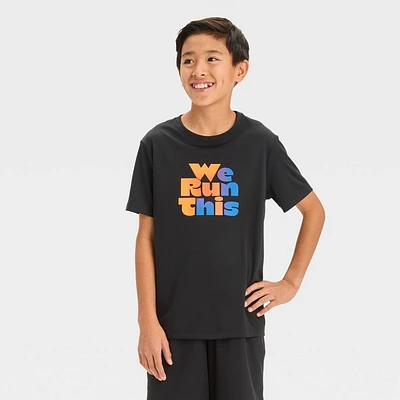 Boys Short Sleeve We Run This Graphic T-Shirt