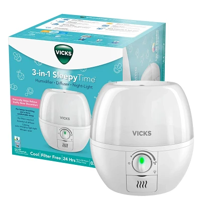 Vicks 3-in-1 Sleepy Time Humidifier Diffuser Nightlight